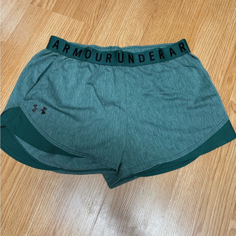 Under Armour Women's Teal Athletic Shorts